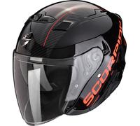 Scorpion Exo-230 QR Casque jet, noir-rouge, taille XS 54 55 pour homme
