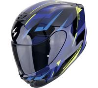 Scorpion EXO-391 Aaxo Casque, noir-bleu-jaune, taille XL pour homme