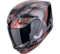 Scorpion EXO-391 Clutter Casque, noir-gris-rouge, taille S pour homme