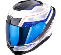 Scorpion EXO-391 Leo, casque intégral L Blanc/Gris/Bleu Blanc/Gris/Bleu