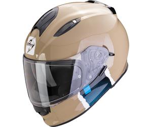 Scorpion Exo-491 Code Casque, Marron/bleu clair/bleu foncé, Taille XXL (63/64)