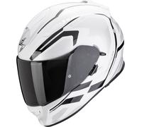 Scorpion Exo-491 Kripta Casque, Blanc/Noir, Taille XL (61/62)