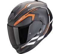 Scorpion Exo-491 Kripta Casque, noir-blanc-orange, taille 2XL pour homme