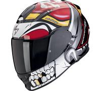 Scorpion Exo-491 Pirate Casque, Noir/Blanc/Rouge, Taille XXL (63/64)