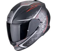 Scorpion EXO-491 Run Casque, Noir mat/rouge, Taille M (57/58)