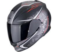 Scorpion EXO-491 Run, casque intégral S Mat Noir/Gris/Rouge Mat Noir/Gris/Rouge
