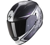 Scorpion EXO-491 Run, casque intégral XXS Noir/Blanc/Mauve/Vert Noir/Blanc/Mauve/Vert
