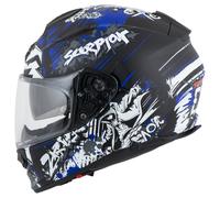 Scorpion EXO-491 Spector Casque Intégral Mat/Noir/Bleu S unisex