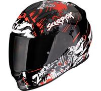 Scorpion EXO-491 Spector, casque intégral S Noir/Rouge/Blanc Noir/Rouge/Blanc