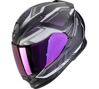 Scorpion Exo-491 Zumo Casque intégral, Noir/Blanc, Taille XL (61/62)