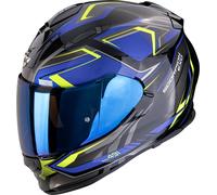 Scorpion EXO-491 Zumo, casque intégral XXL Noir/Bleu/Jaune Néon Noir/Bleu/Jaune Néon