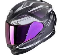 Scorpion EXO-491 Zumo, casque intégral XXS Mat Noir/Gris/Vert Foncé/Mauve Mat Noir/Gris/Vert Foncé/Mauve