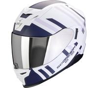 Scorpion Exo-520 Evo Air Banshee Casque, blanc-bleu, taille S pour homme