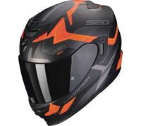 Scorpion EXO-520 Evo Air Elan Casque, noir-orange, taille XL pour homme