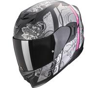 Scorpion Exo-520 Evo Air Fasta Casque, noir-argent, taille 2XS pour homme
