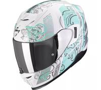 SCORPION Casque moto Exo-520 Evo Air Fasta White / Light Blue XS
