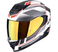Scorpion EXO-520 Evo Air Lena, casque intégral XS Mat Blanc/Gris/Rouge/Noir Mat Blanc/Gris/Rouge/Noir
