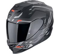 Scorpion EXO-520 Evo Air Ranka, casque intégral M Mat Noir/Argent/Rouge/Gris Mat Noir/Argent/Rouge/Gris