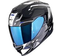 Scorpion EXO-520 Evo Air Ranka Casque, noir/bleu/blanc, Taille XL (61/62)