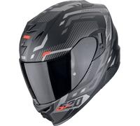 Scorpion EXO-520 Evo Air Ranka Casque, noir mat/gris/rouge, Taille XL (61/62)
