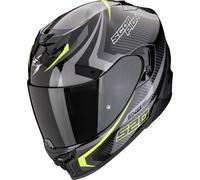 Scorpion Exo-520 Evo Air Terra Casque, noir-jaune-argent, taille 2XL pour homme