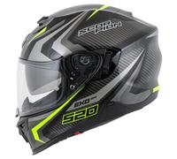 Scorpion Exo-520 Evo Air Terra Noir/Argenté/Jaune néon M noir M
