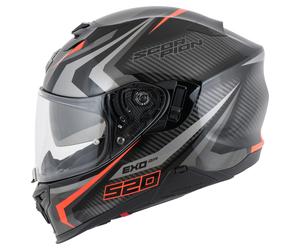 Scorpion Exo-520 Evo Air Terra Noir/Argenté/Rouge M unisex
