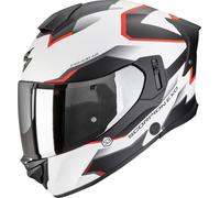 Scorpion EXO-530 Air Clip, casque intégral XS Mat Blanc/Noir/Rouge Mat Blanc/Noir/Rouge
