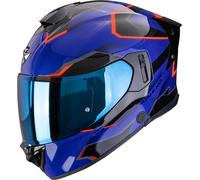 Scorpion Exo-530 Air Clip Casque intégral, noir-rouge-bleu, taille M pour homme
