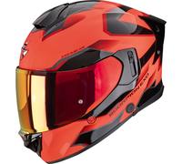 Scorpion Exo-530 Air Clip Casque intégral, noir-rouge, taille M pour homme