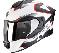 Scorpion EXO-530 Air Clip, casque intégral S Mat Blanc/Noir/Rouge Mat Blanc/Noir/Rouge