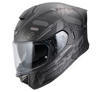 Scorpion EXO-530 Air Fond Casque Intégral Mat/Noir/Argenté XS unisex