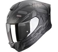 Scorpion Exo-530 Air Fond Casque intégral, noir-gris, taille S pour homme