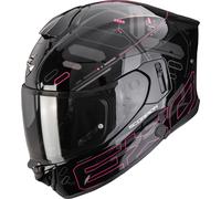 Scorpion Exo-530 Air Fond Casque intégral, noir-rose, taille M pour homme