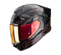 Scorpion Exo-530 Air Fond Casque intégral, Noir/Rouge, M (57/58)