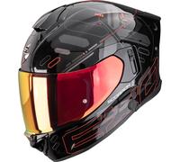Scorpion Exo-530 Air Fond Casque intégral, noir/rouge, Taille M (57/58)