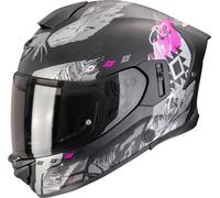 Scorpion EXO-530 Air Hadji, casque intégral M Mat Noir/Gris/Fuchsia Mat Noir/Gris/Fuchsia