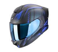 Scorpion Exo-530 Air Theras Casque intégral, Noir/Bleu, S (55/56)