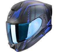 Scorpion EXO-530 Air Theras, casque intégral XS Mat Noir/Bleu Foncé Mat Noir/Bleu Foncé