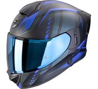 Scorpion EXO-530 Air Theras, casque intégral XS Mat Noir/Bleu Foncé Mat Noir/Bleu Foncé