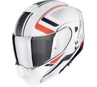 Scorpion EXO-930 EVO Ardens, casque rabattable M Mat Blanc/Noir/Rouge Mat Blanc/Noir/Rouge