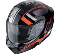 Scorpion EXO-930 Evo Ardens Casque, noir-rouge-argent, taille S pour homme