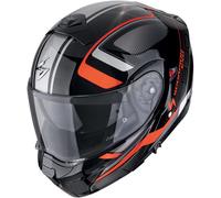 Scorpion EXO-930 EVO Ardens, casque rabattable XS Noir/Rouge/Argent Noir/Rouge/Argent