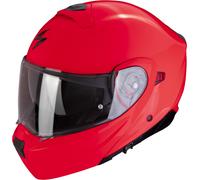Scorpion EXO-930 EVO Solid, casque rabattable M Rouge Néon Rouge Néon
