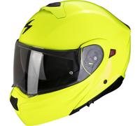 Scorpion EXO-930 EVO Solid, casque rabattable S Jaune Néon Jaune Néon