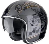 Scorpion Exo Belfast EVO Drive Fast Casque jet argent / noir / or M