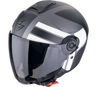Scorpion EXO-City II Blur Casque jet, noir-gris-blanc, taille M pour homme