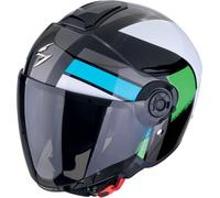 Scorpion EXO-City II Blur, casque ouvert M Noir/Blanc/Vert/Bleu Noir/Blanc/Vert/Bleu