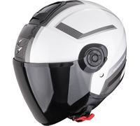 Scorpion Exo-City II Cosmos Casque ouvert, noir-blanc-argent, taille S pour homme