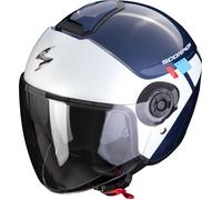SCORPION CASQUE JET EXO-CITY II MALL - L - SCORPION CASQUE JET EXO-CITY II MALL - BLEU/BLANC/ROUGE